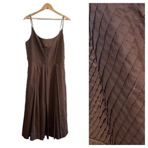 Tory Burch Brown Midi Dress